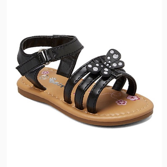 Ositos Other - Ositos Kids Black Butterfly Sandals sz 6